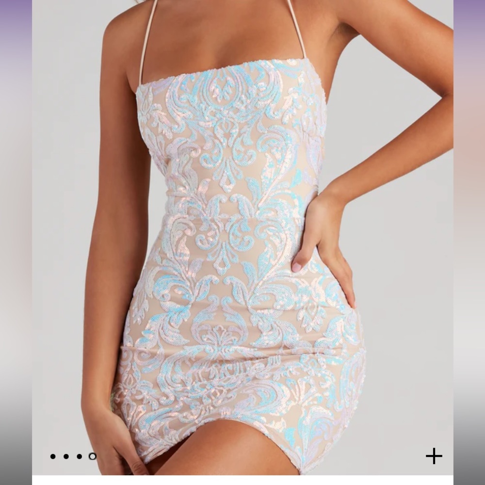 Windsor Sequin Mini Dress Xs never worn!